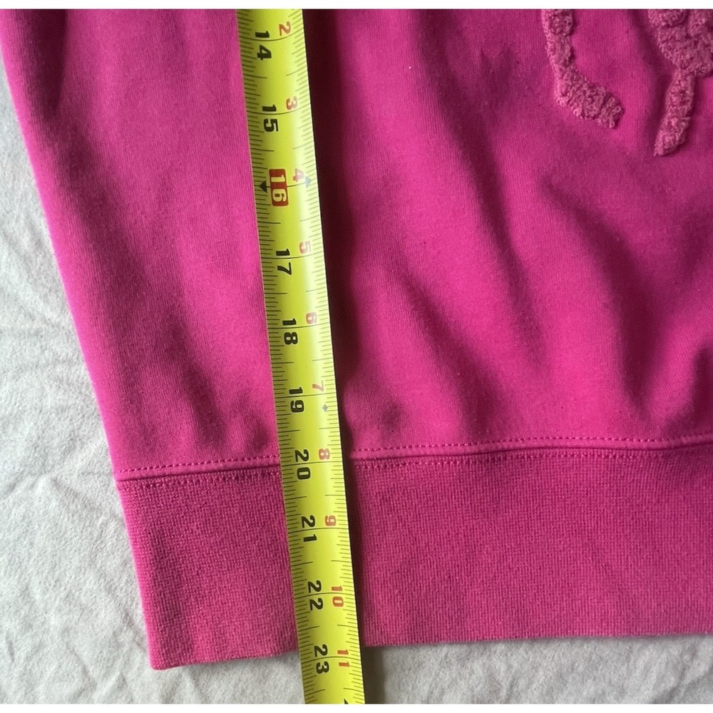 Polo Ralph Lauren Big Pony Crewneck Sweatshirt Small Petite Pink Preppy Money - Picture 6 of 11